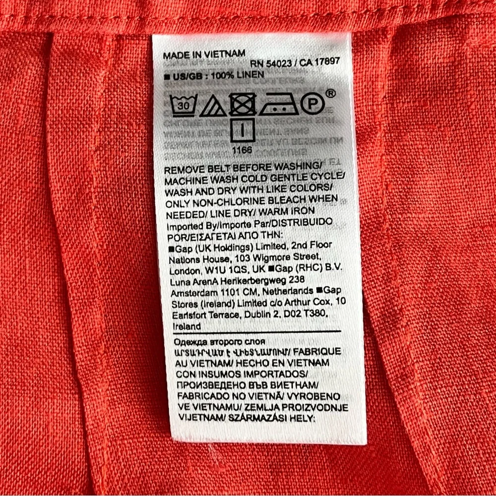 Banana Republic•Meridian Linen Ultra Wide Leg•Size 6